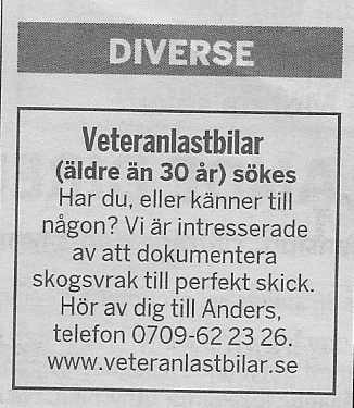 Veteranlastbilar